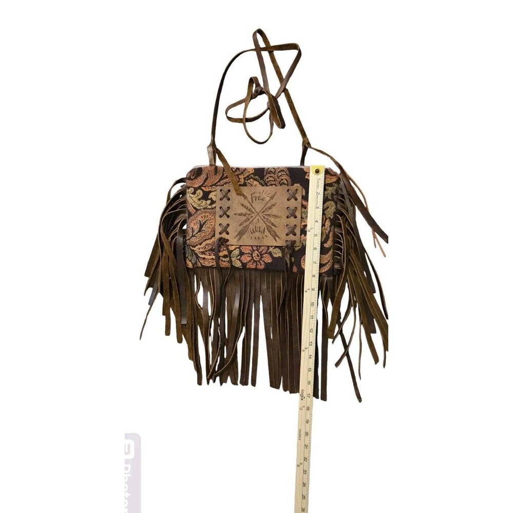 Keep It Gypsy Purse "FREE WILD" Fringe Hippie Hobo Western Country - Picture 3 of 11